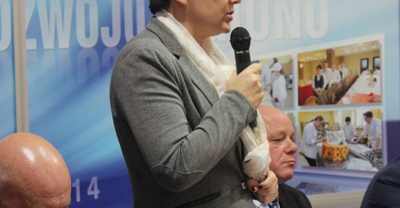 Pani Dyrektor Elżbieta Urbańska - Golec,,, Gospodarz Konferencji.:)