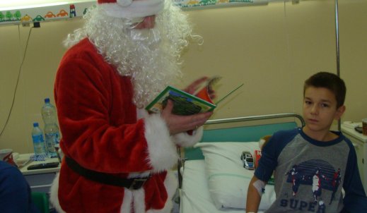 “Zostań św. Mikołajem” – odwiedziny w szpitalu