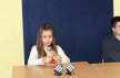 Natalia i jej kostka Rubika.