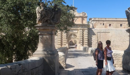 Mdina- ciche miasto  na Malcie.